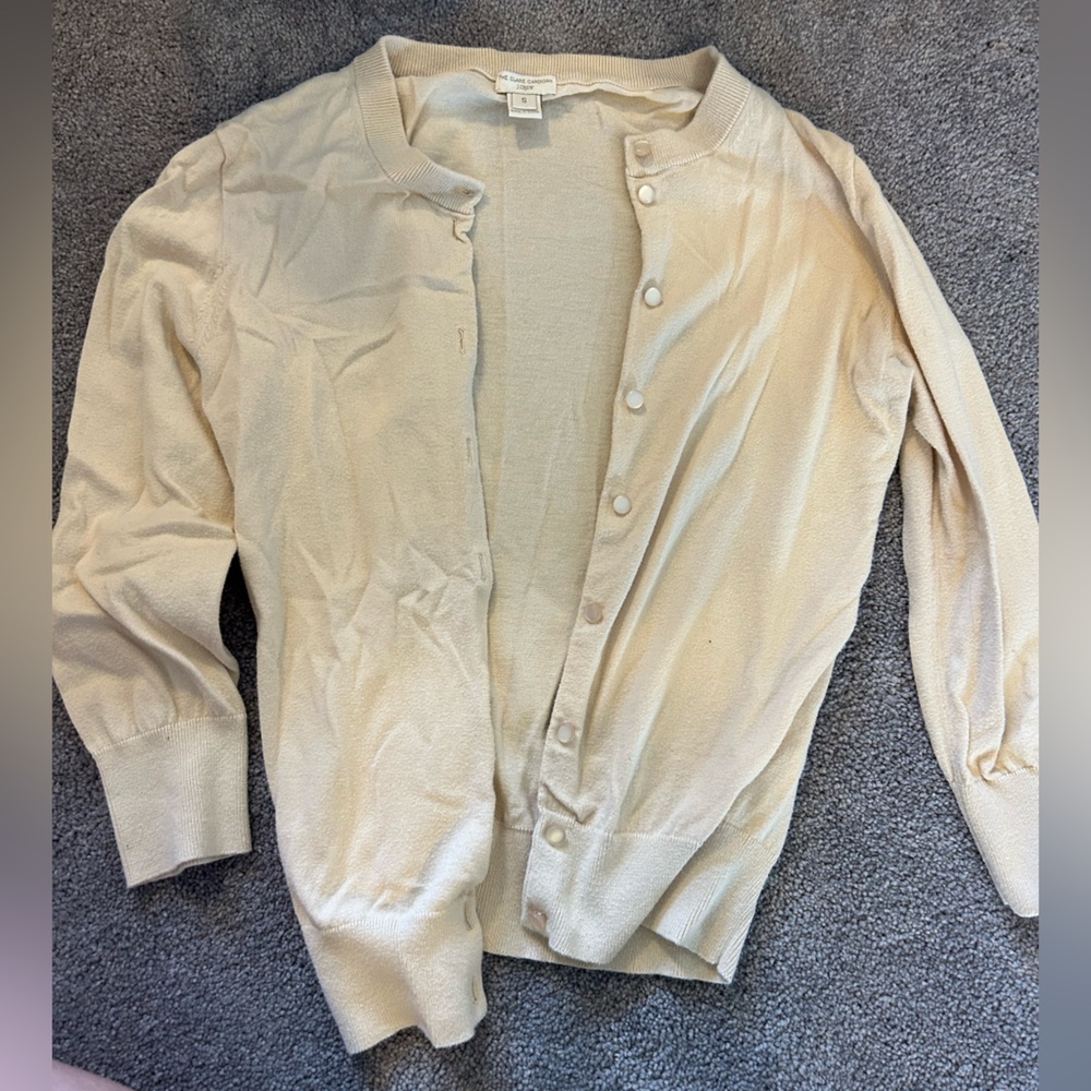 Jcrew Nude/Cream Cardigan